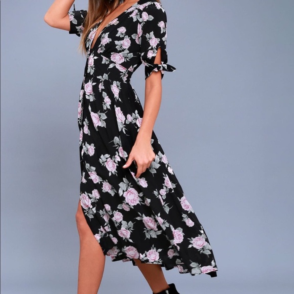 Free People Love of my Life Midi Dress (Floral)